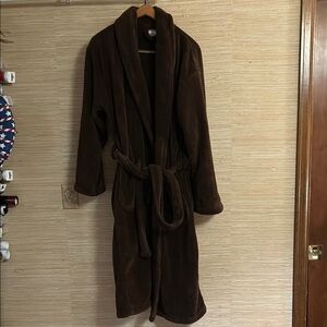 Melsimo Men's Brown Cozy Robe Size M/L